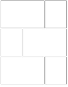 blank comic book page 2