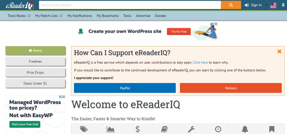 eReader IQ get free Kindle books