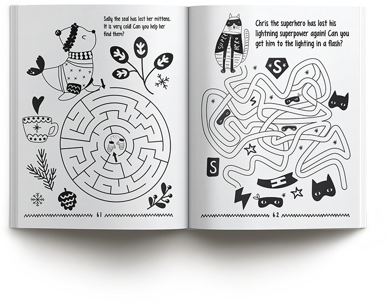 Mrs Huntington Marvelous Mazes for Kids Ages 4-8: Maze Activity Variety Puzzle Book